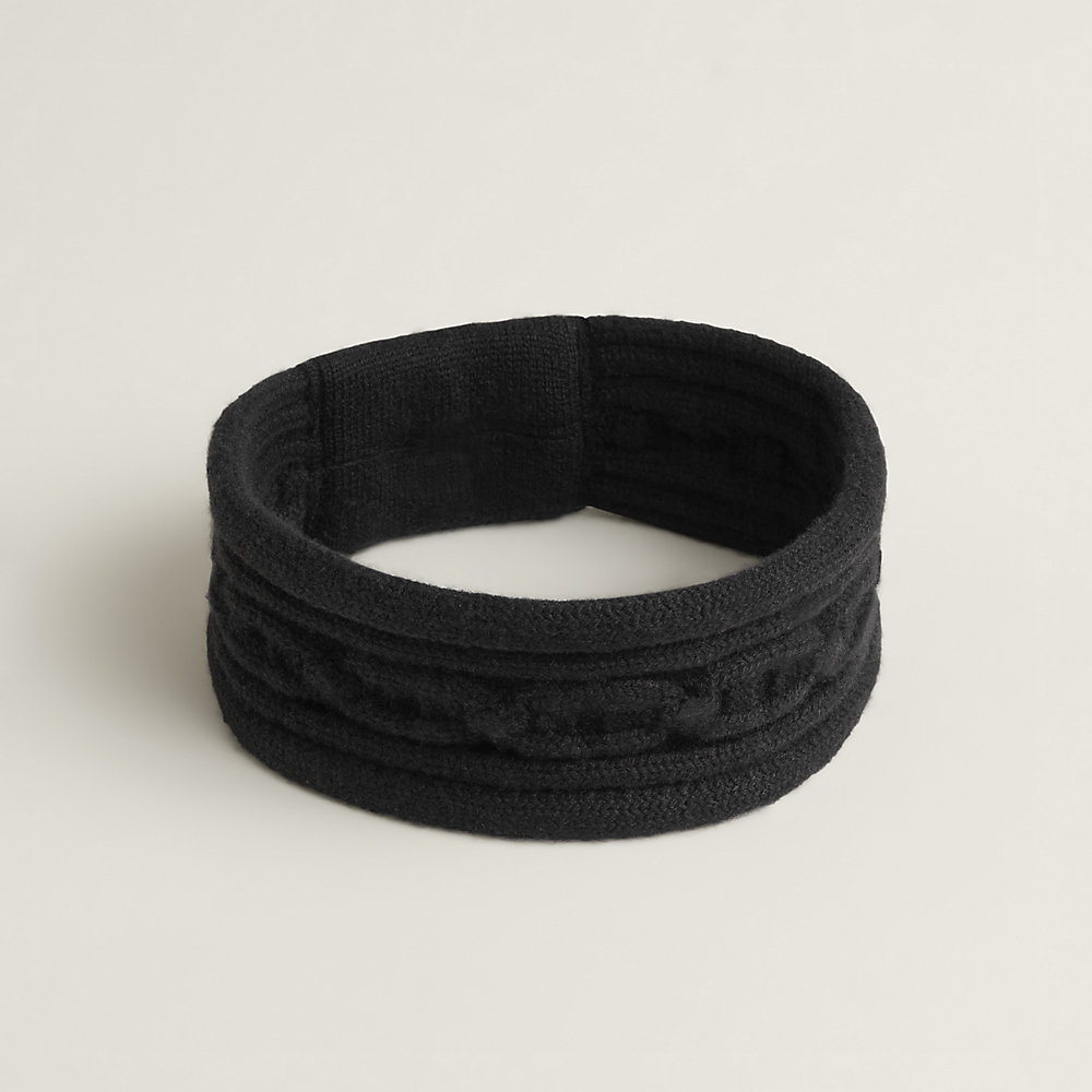 Honesty Twist headband - Green | Hermès Australia